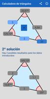 Calculadora de triángulos Ekran Görüntüsü 2