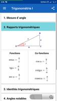 Trigonométrie capture d'écran 1