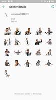 برنامه‌نما Juventus sticker for WhatsApp - WAStickerApps عکس از صفحه