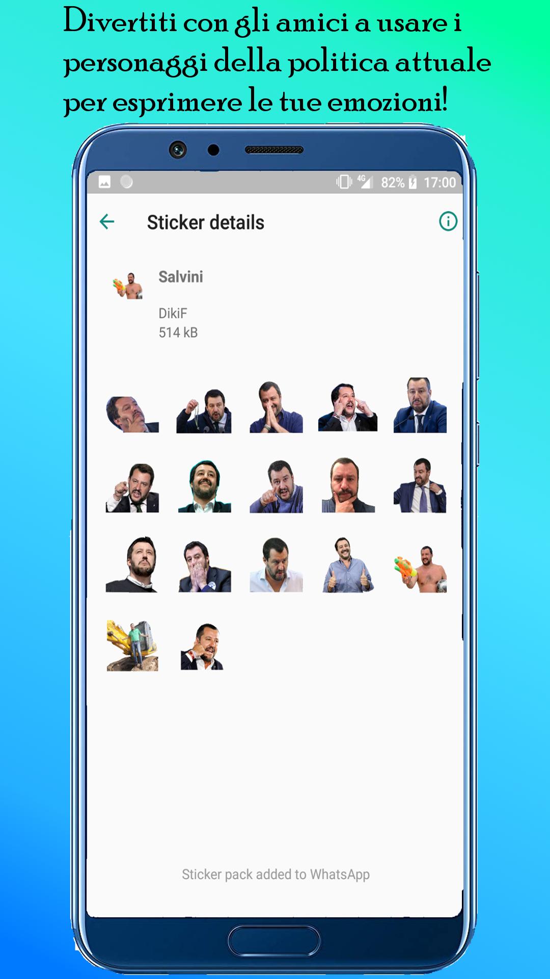 300 Stickers Di Politici Italiani Wastickerapps For Android