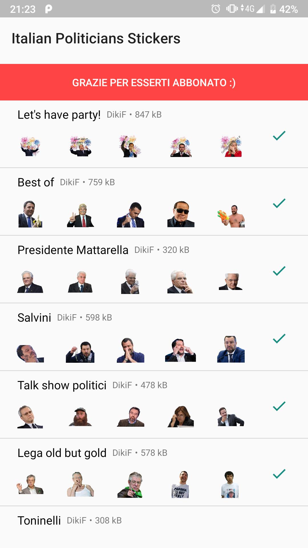 300 Stickers Di Politici Italiani Wastickerapps For Android 300 Stickers Di Politici Italiani Wastickerapps For Android