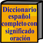 Diccionario español completo s ícone