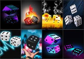 Dice Wallpaper Affiche