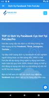 Dịch Vụ Fb Tại ForLike poster