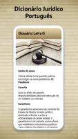 Dicionário jurídico portugués تصوير الشاشة 3