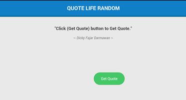Quote Life Random ảnh chụp màn hình 1
