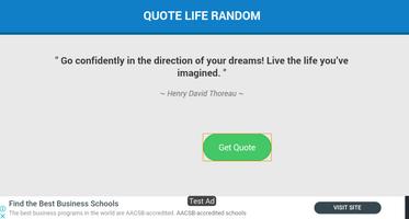 Quote Life Random ảnh chụp màn hình 2