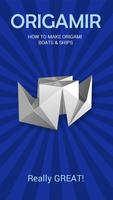 Poster Barche Origami: come costruire navi di carta