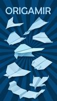 Origami paper airplanes: flying schemes screenshot 1