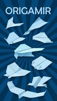 Origami: how to make paper flying airplanes screenshot 1