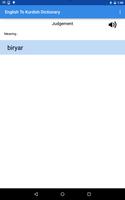 English To Kurdish Dictionary imagem de tela 2