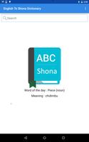 English To Shona Dictionary постер