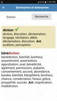 Dictionnaire Synonymes et Antonymes capture d'écran 1