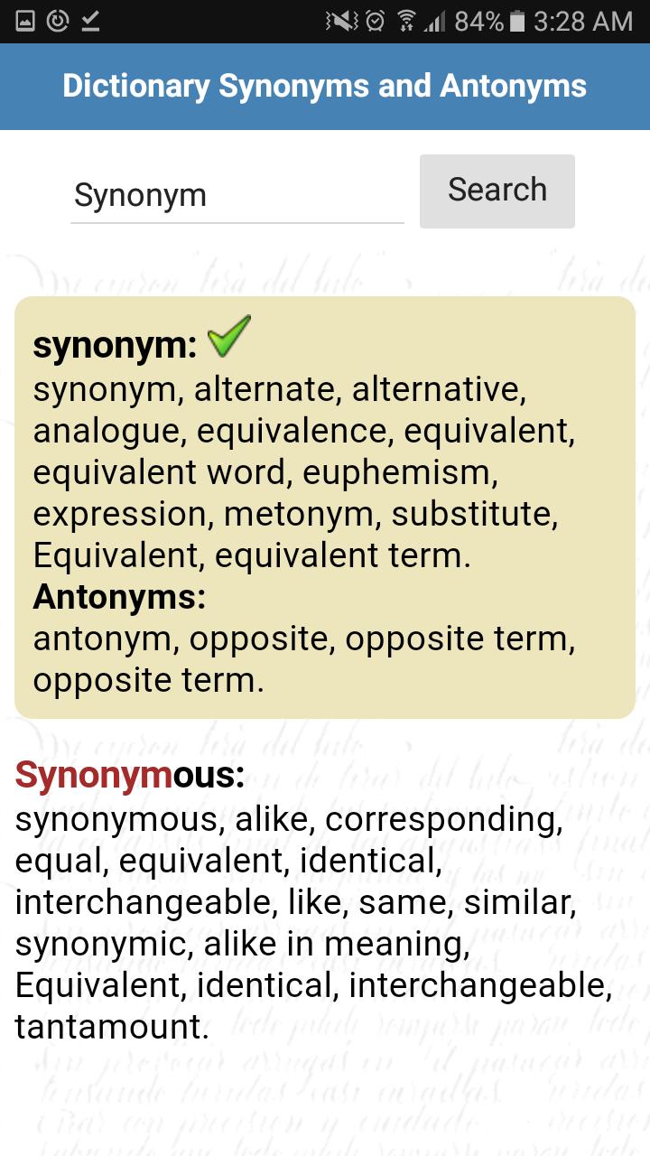 Dictionary Synonyms For Android Apk Download