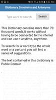 Dictionary Synonyms & Antonyms Screenshot 1