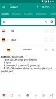 German-polish dictionary poster