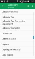 Oceanography Dictionary الملصق