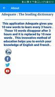 2 Schermata Adequate : The leading English french dictionary