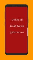 O'zbek tili izohli lug'ati الملصق