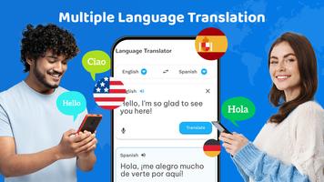 Language Translator Dictionary Affiche