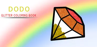 Glitter Diamond Coloring Book