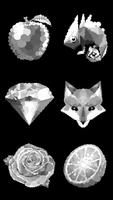 Diamond art: Dazzle coloring-poster