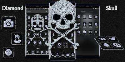 Black diamond skull theme screenshot 3