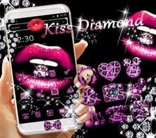 Diamant baiser Thème Affiche