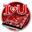 Diamond Red Glitter Love Gravity Theme APK
