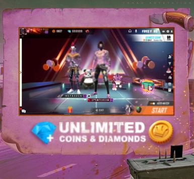 💎 Diamond Guide For Free : Diamonds & Coins Fire poster