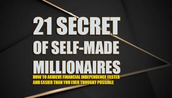 Poster Secrets of Self Made Millionaires for Success