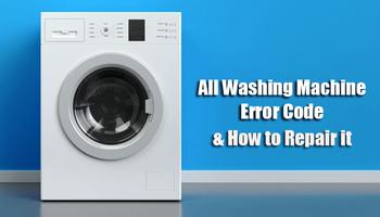 All Washing Machine Error Code Affiche