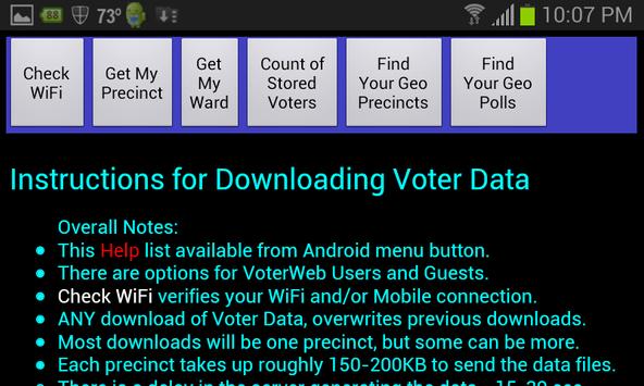 VoterWeb 2013 screenshot 3