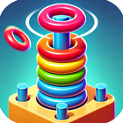 Color Hoop Stack: Sort 3D 아이콘