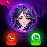 Call Screen Theme: Color Phone icône