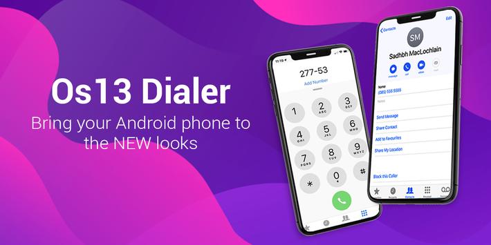 Phone Dialer style OS poster