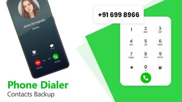 Phone Dialer: Contacts Backup Plakat