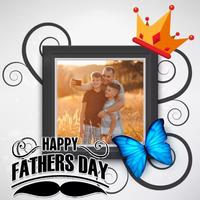 Father day card, frames Affiche