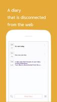 Diary that is securely saved locally - DAYPOP স্ক্রিনশট 1