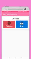 Diary With a Fingerprint Lock & passcode Pro App الملصق