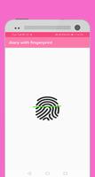 Diary With a Fingerprint Lock & passcode Pro App capture d'écran 1