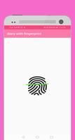 Diary With a Fingerprint Lock & passcode Pro App تصوير الشاشة 1