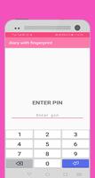 Diary With a Fingerprint Lock & passcode Pro App capture d'écran 2