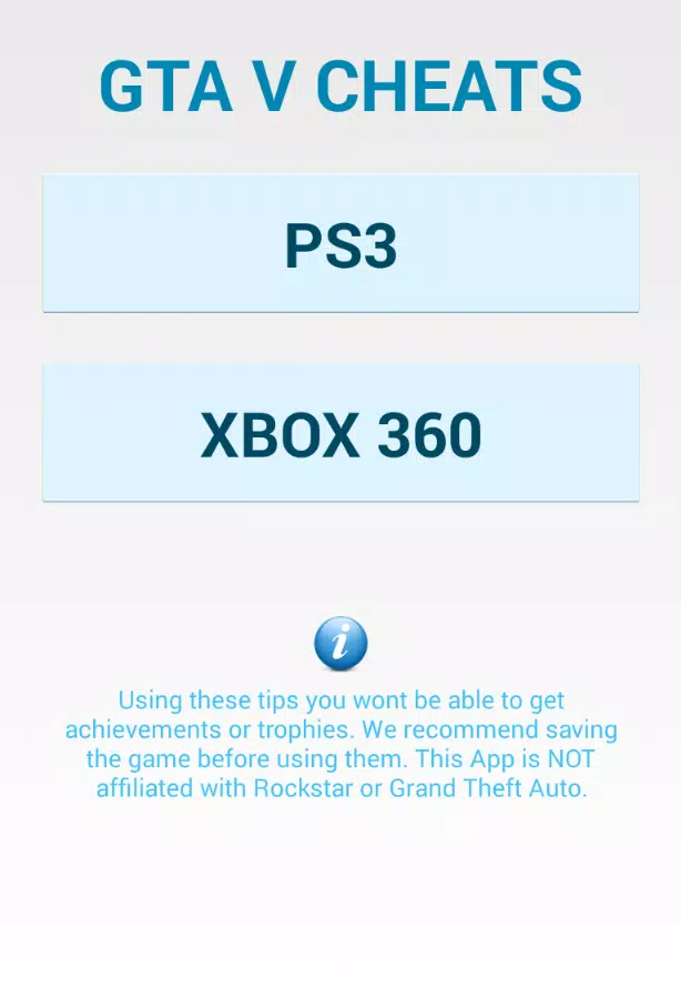 Download do APK de Cheats para GTA 5 (PS3) para Android