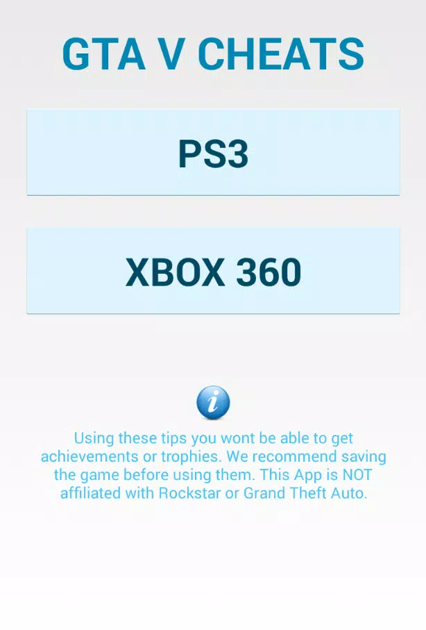 Download do APK de Cheats GTA 5 for PS3 para Android