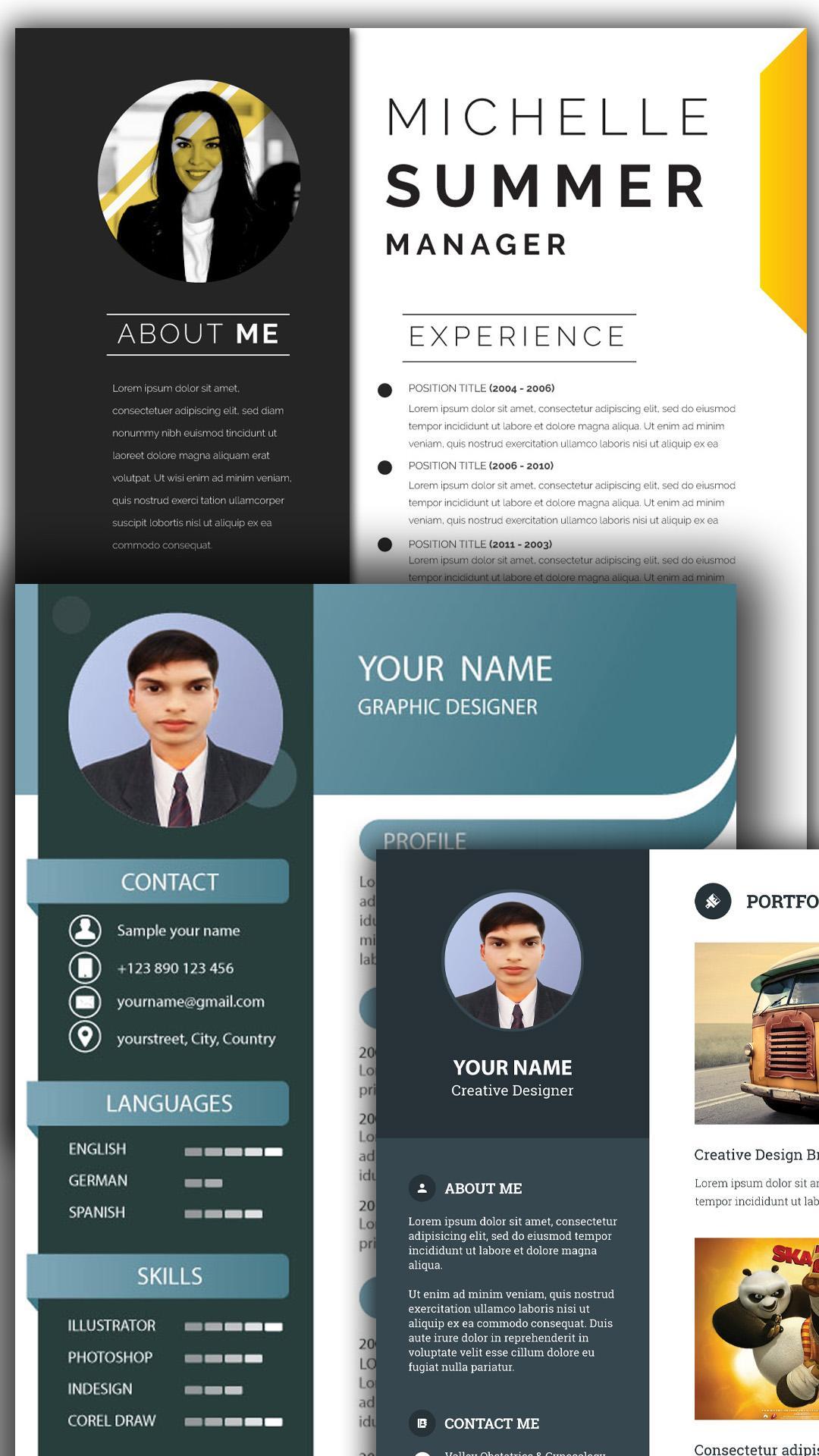 Creative Resume Maker from image.winudf.com