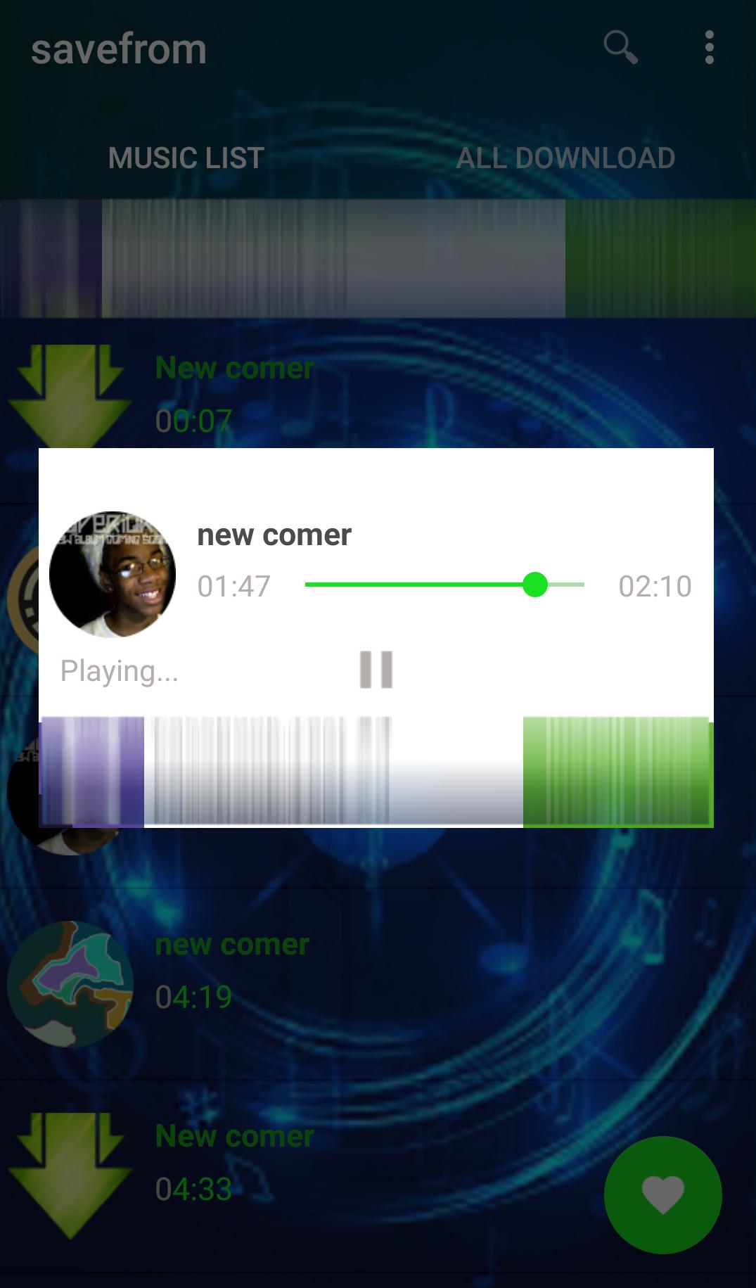 savefrom.net music - mp3 download for Android - APK Download