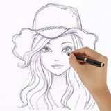 Draw Cartoon And Princess icône