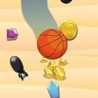 Creusez ce ballon de basket icône