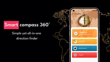 Real Compass: Direction Finder 포스터